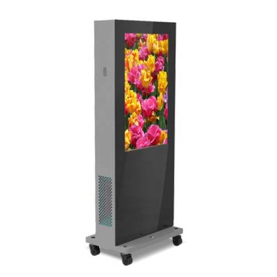 32 inch floor stand outdoor sunlight readable digital signage