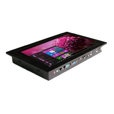 10.1 inch flat bezel panel mount panel pc