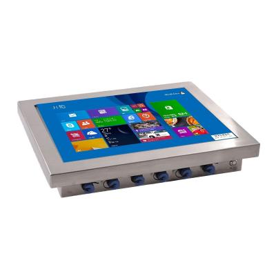 12.1 inch stainless steel full IP67 waterproof touch panel pc