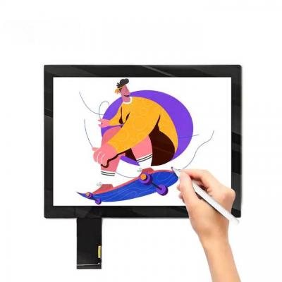 10.4 high brightness lcd touchscreen optical bonding with AG AR AF coating capacitive touchscreen